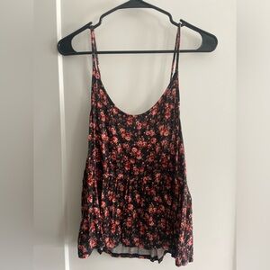 American Eagle Flowered Tank Top
